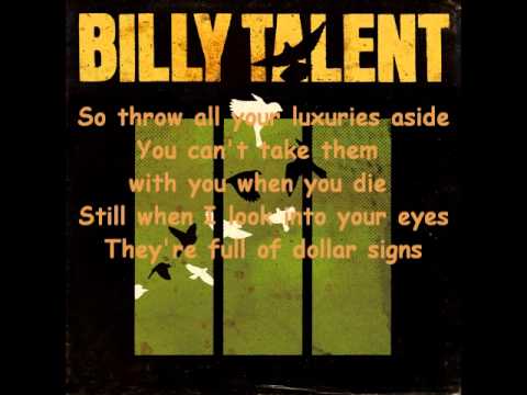 Billy Talent - Pocketful Of Dreams LYRICS