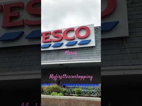 First Tesco shopping#watch out for next video to know what I got in 33.64 euros