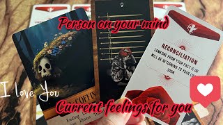 Person on your mind : Current Feeling/emotions of your person💞🫣Hindi tarot card reading