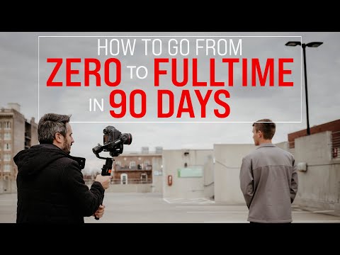 How to Become a Fulltime Filmmaker in 90 Days