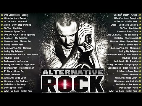 Alternative Rock 2000s Hits Mix 🔊 Best Alt Rock Songs Of The 2000s🔊 Linkin Park, Daughtry, Coldpla