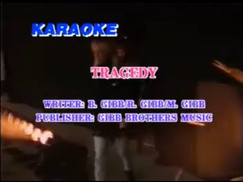 Tragedy - Bee Gees (Karaoke Video/Stereo LR)