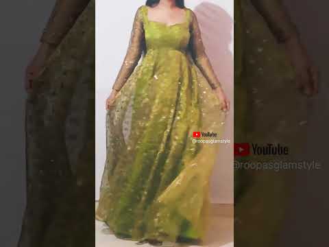 Celebrity style party wear dress cutting stitching | @roopasglamstyle