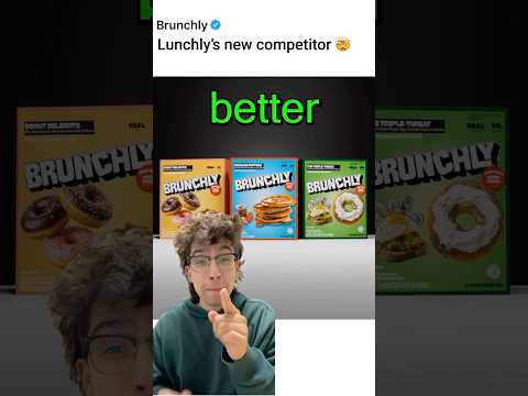 Why Brunchly is Better than Lunchly 🥪 #lunchly #loganpaul #mrbeast #ksi #business #shorts