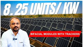 Longi Bifacial Solar Panels With Trackers | Solar Panel Review 2024 | India