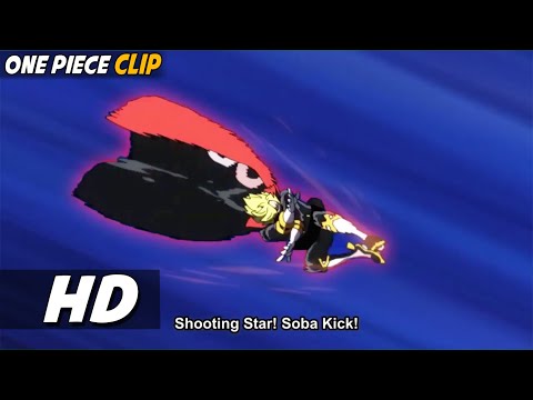 SOBA MASK SHOOTING STAR! SOBA KICK!  | One Piece HD