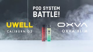 Uwell Caliburn G2 vs Oxva Xlim 2 POD BATTLE : Oxva Xlim Pod Kit a Caliburn Killer? #uwell #caliburn