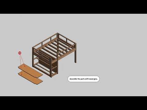 How to build affordable bunkbed, diy wooden bunkbed plan