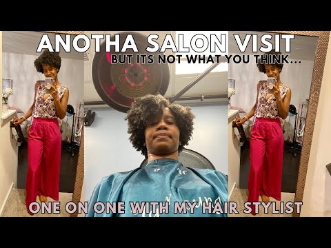 Natural Hair Detox: Week 23 of No Raw Butters & Oils | ANOTHA Salon Visit | Gabrielle Ishell