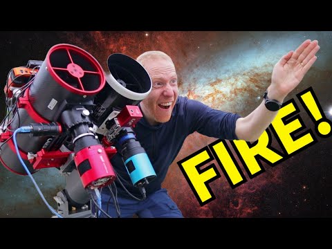 I built a Double Barrel Telescope and it's ridiculous - hardware and software details