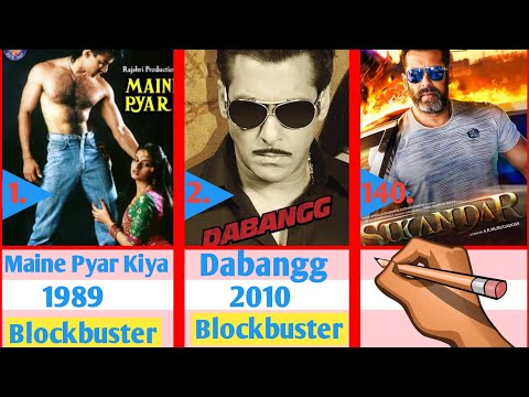 Salman khan All hits and flops movies list | Filmography | 1988 to 2025 | Upcoming Sikandar 2025