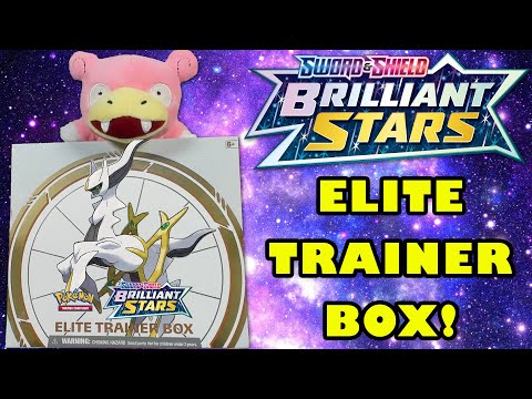 N JR. RETURNS! Brilliant Stars Elite Trainer Box of Pokemon Cards!