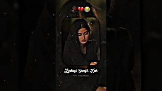 Zindagi Samajh kar...💔 Hindi sad shayari WhatsApp status video #sadshayari #sadstatus