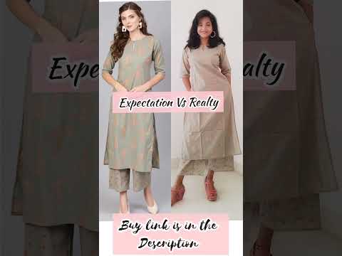 Kurta Set from myntra|| Expectation Vs Reality 😍|| Girls Cattitude