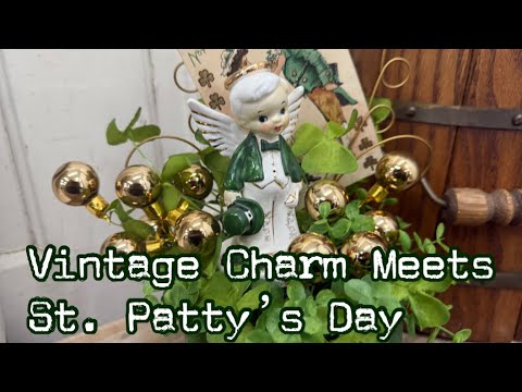 Repurpose Vintage Items for Irish Crafts / St' Patty's Day