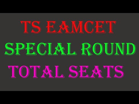 ts eamcet 2021 special round total seats