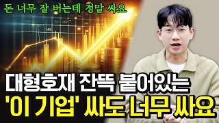 저평가 우량주 대형호재 잔뜩 붙어있는 '이 기업' 싸도 너무 싸요 (저평가 주식, 저PBR 주식)