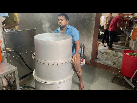 Gigantic Steamer For Cooking Patra | Street Food