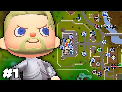 Day 1 - I Built a RuneScape Town in Animal Crossing