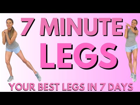 7 Minute Leg Toning Workout at Home