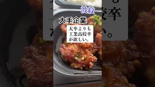 【波紋】大手企業「大卒よりも工業高卒が欲しい」