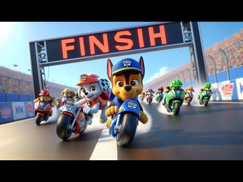 Paw Patrol Ultimate Rescue | Who Will Win: CHASE or MARSHALL?! | Funny Story - Rainbow 3