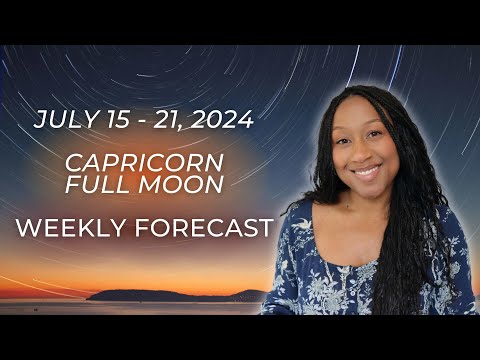 capricorn full moon 🌕 July 15-21, 2024 weekly horoscope ✨