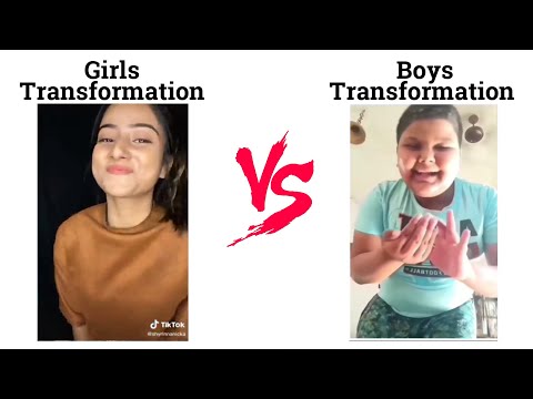 Girls Vs Boys Transformation #viralmemes #girlvsboymemes