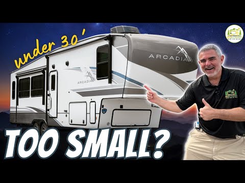 5th Wheel Camper Tour - Under 30 Feet and Perfect for Couples