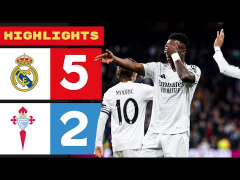 Real Madrid - Celta Vigo | 5-2 | Highlights | Copa del Rey 2024-25 | Real Madrid Celta Vigo