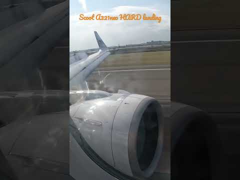 A321neo hard landing: HARDEST landing! #a321neo #hardlanding #airplanelanding #aviationshorts