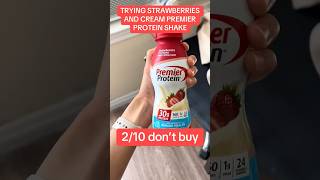 Premier Strawberries and Cream Protein Shake Review!