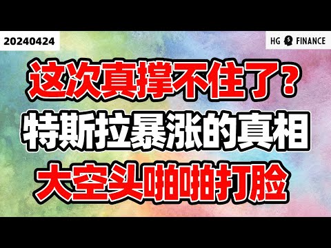 META盘后暴跌 ; 特斯拉为何大涨 ; 小摩策略师疯狂打脸 ; 贷款利率突破7% 【2024/4/24】美股 | 投资 | 股票 | 猴哥财经