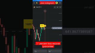 join telegram 100 percent loss recover 🔥#binomosureshot