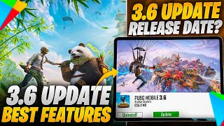 3.6 Update is here | New Update Official Release Date | Top New Features |PUBGM