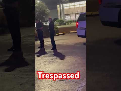 Guy gets trespassed