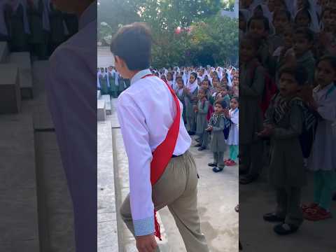 Morning Assembly | #viral #school #trending #ytshorts #students #speech #urdu #poetry #fun #viral