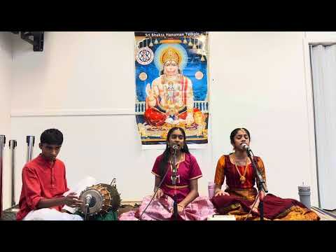 Sri Bhakta Hanuman Temple Performance | Jan-12-2025 | #Keyura Arul & #Kirthika T Venkat