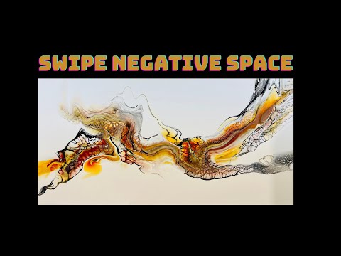 #87- negative space bloom swipe