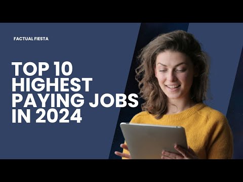 Highest Paying Jobs of 2024! | Top Careers to Boost Your Future Income| factual fiesta| #10bestjobs