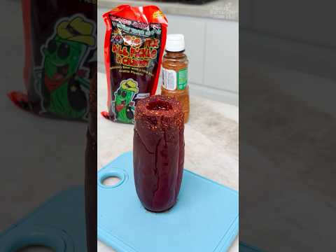 Chamoy pickle shot glass #pickle #cocktail