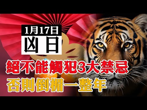 大凶日1月17日，玉皇大帝聖誕1月18日前，屬虎人家中有這兩樣東西，一定要趕緊扔掉！不扔的話後果自負！【佛語】#運勢 #風水 #佛教 #生肖 #佛語