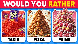 Would You Rather...? FOOD Edition 🍔🍕🍦 Daily Quiz