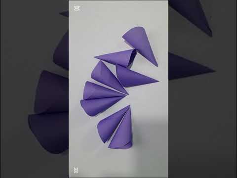 Beautiful Paper Flower # unique wall hanging # how to make paper flower # AZ Art & craft