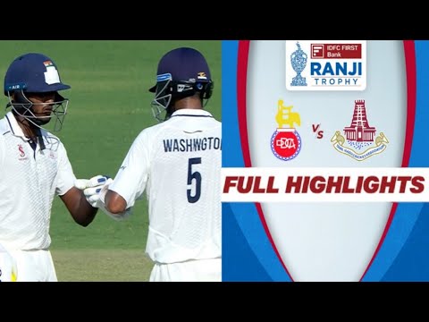 Ranji Trophy 2024/25, Delhi vs Tamil Nadu, Extended Full Match Highlights