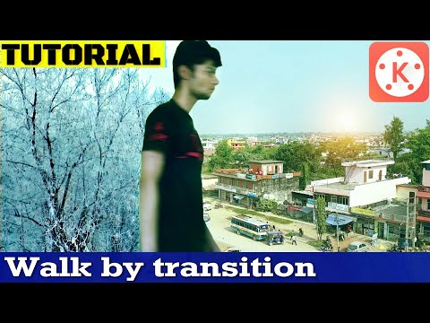 Walk by transition effect tutorial in kinemaster - video editing traning classes