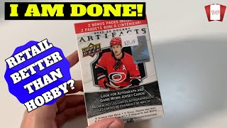 Opening Upper Deck Artifacts 2022-23 24 Blaster Box - Retail