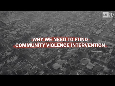 Community Violence Intervention: Sustainable Funding for Generational Work