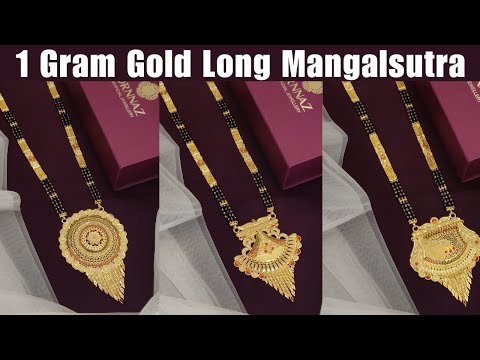 One Gram Gold Long Mangalsutra Online Shopping - Traditional Wear Designer Mangalsutra with Price