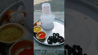 Ice Shivling / how to make shivling at home #shorts #youtubeshorts #shivling #mahadev #craftshalini